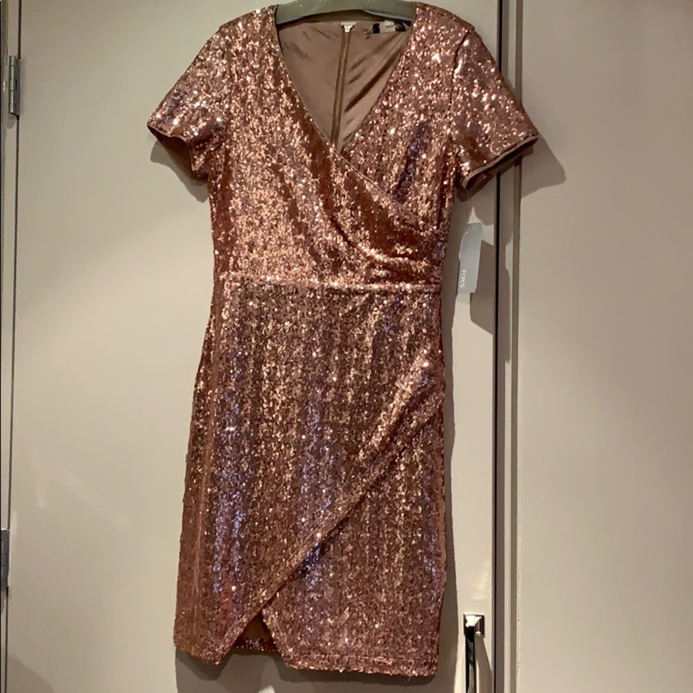Sparkling pink dress